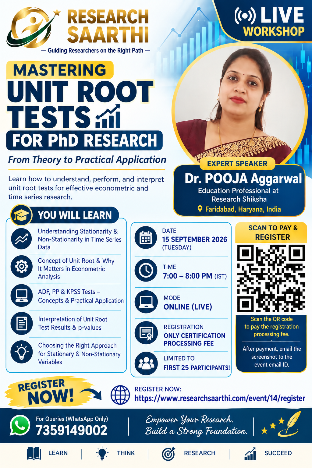 MASTERING UNIT ROOT TESTS FOR PhD RESEARCH